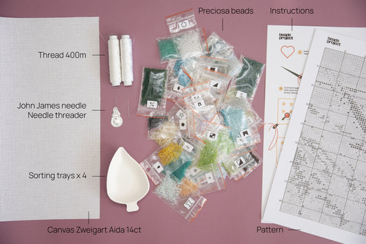 Coromandel Peninsula • Bead Embroidery Kit