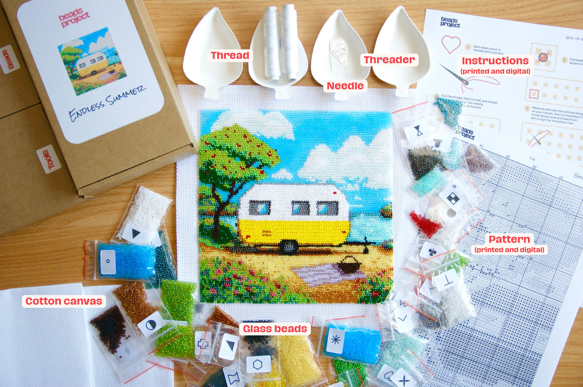 Endless Summer • Bead Embroidery Kit
