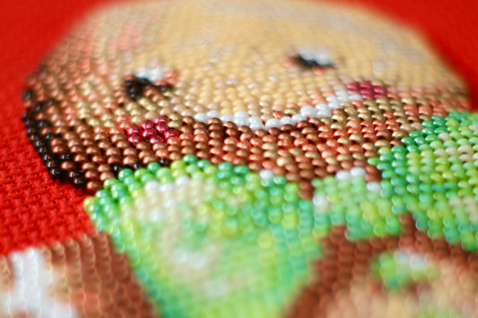 Gingerbread Friend • Bead Embroidery Kit