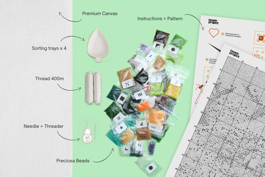 Garden Bach • Bead Embroidery Kit