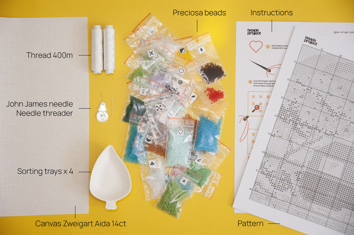 Endless Summer • Bead Embroidery Kit