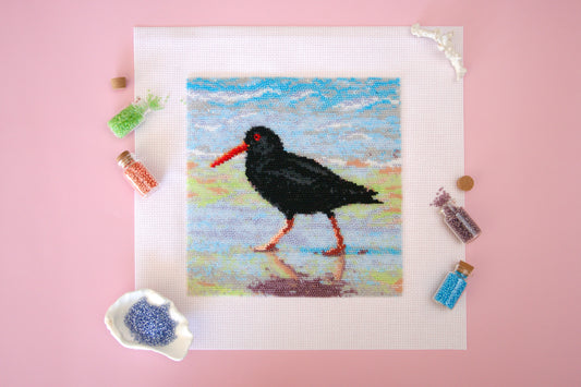 Oystercatcher • Bead Embroidery Kit