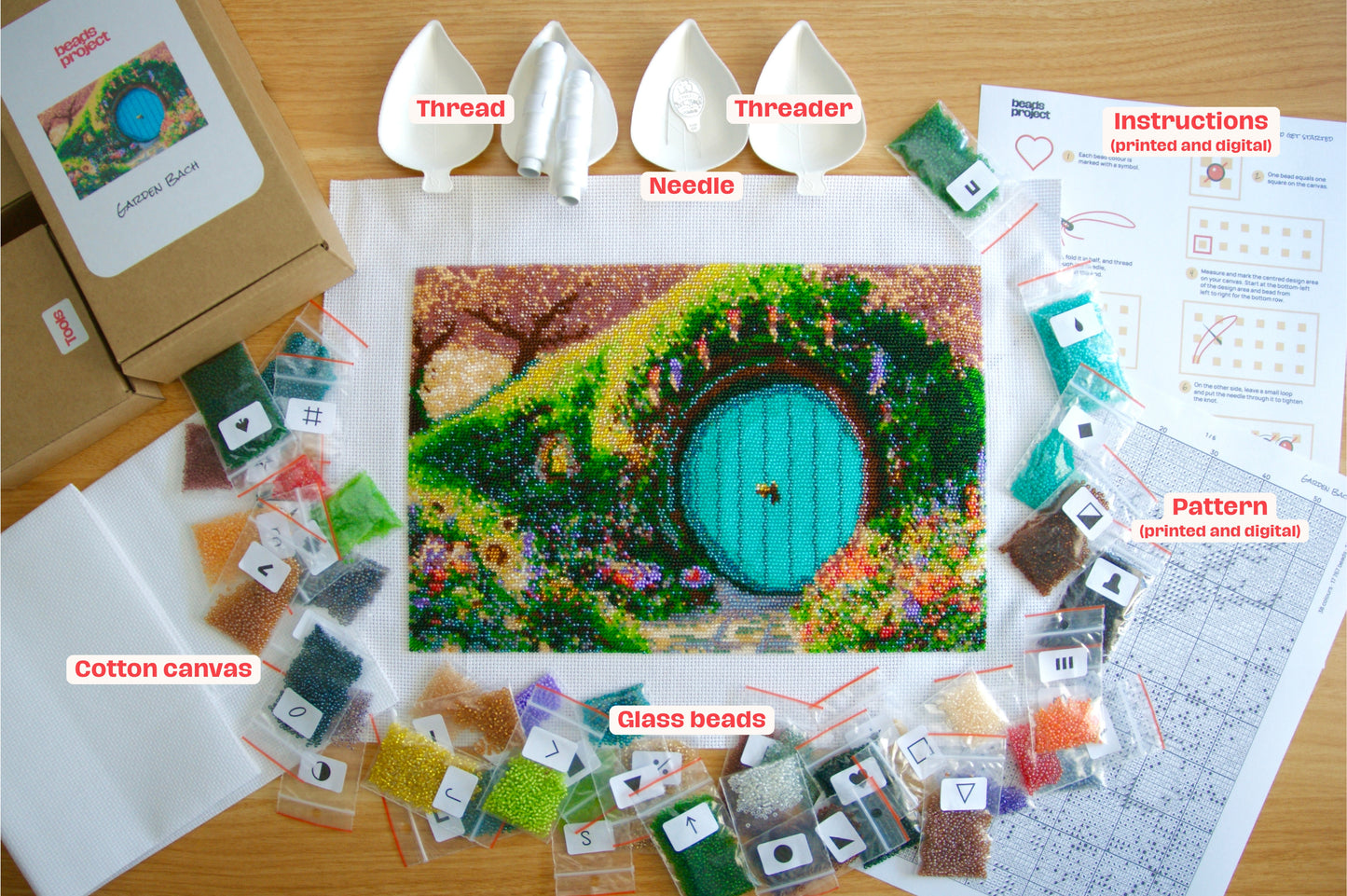 Garden Bach • Bead Embroidery Kit