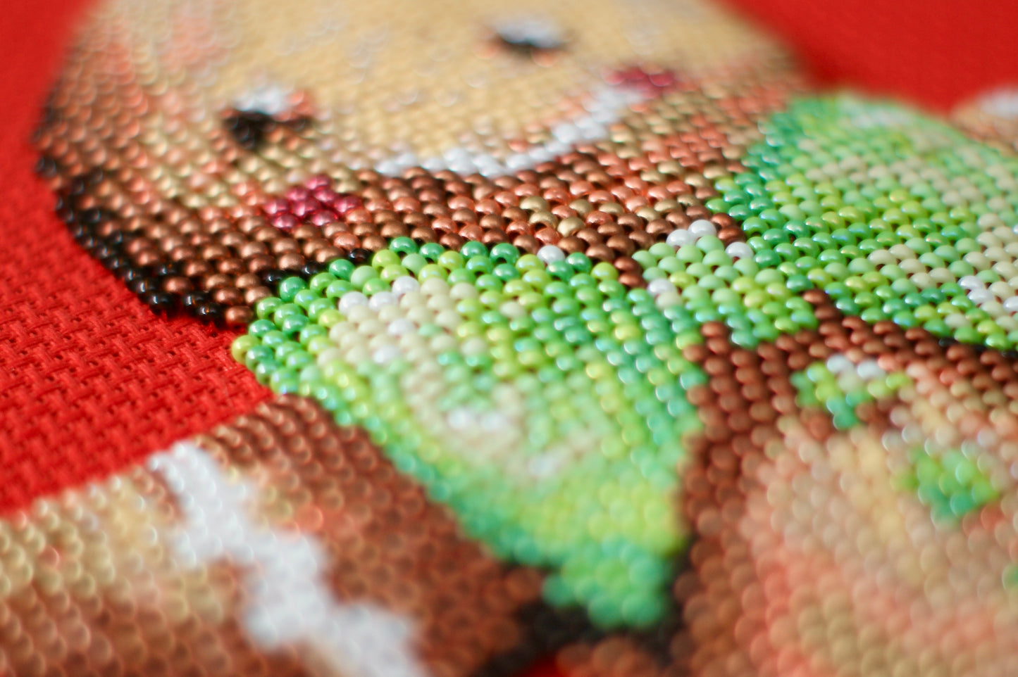 Gingerbread Friend • Bead Embroidery Kit