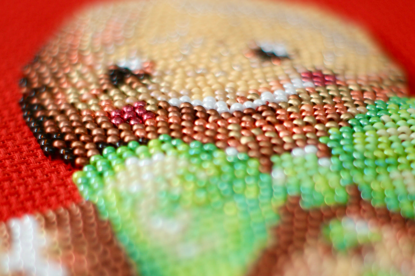 Gingerbread Friend • Bead Embroidery Kit